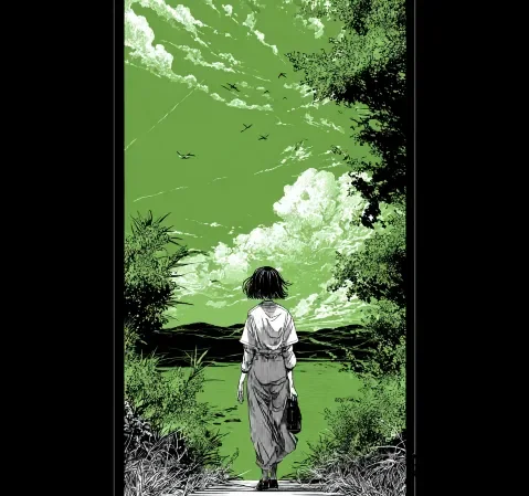 热血少年冒险漫画封面